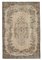 Beige Anatolian  Traditional Hand Knotted Vintage Rug 1