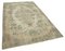 Beige Anatolian  Antique Hand Knotted Vintage Rug 2