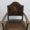 Fauteuil Art Nouveau Vintage en Cuir 2