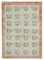 Beige Anatolian  Wool Hand Knotted Vintage Rug 1