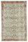 Vintage Anatolian Beige Hand Knotted Rug 1