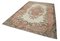 Beige Anatolischer Dekorativer Großer Handgeknüpfter Vintage Teppich 3