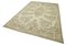 Tappeto vintage fatto a mano in lana beige, Turchia, Immagine 3