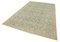 Alfombra vintage oriental beige antigua anudada a mano, Imagen 3