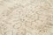 Beige Anatolian  Low Pile Hand Knotted Large Vintage Rug, Image 5