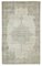 Beige Oriental Wool Hand Knotted Large Vintage Rug 1