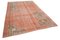 Orange Anatolian  Traditional Hand Knotted Large Vintage Rug, Image 2