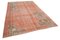 Oranger Anatolischer Handgeknüpfter Großer Vintage Teppich, 1950er 2