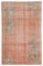 Oranger Anatolischer Handgeknüpfter Großer Vintage Teppich, 1950er 1