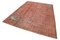 Vintage Red Oriental Hand Knotted Rug, Image 3