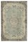 Beige Oriental Traditional Hand Knotted Large Vintage Rug 1