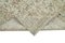 Tappeto grande vintage annodato a mano in lana anatolica beige, Immagine 6