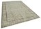 Tapis Anatolien Antique Large Noué à la Main Beige 2