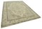 Beige Anatolian  Antique Hand Knotted Large Vintage Rug 2