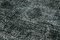 Alfombra de pasillo anodizado contemporánea anatolian negra anudada a mano, Imagen 5