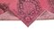 Alfombra de pasillo anónima rosa anatolia tejida a mano, Imagen 6