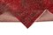 Tappeto rosso orientale in lana intrecciata a mano, Immagine 6