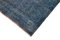 Alfombra de pasillo azul turquesa de lana sobreteñida, Imagen 4