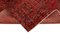 Roter anatolischer antiker Handgeknüpfter Überfärbter Läufer Teppich 6