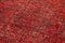 Roter anatolischer antiker Handgeknüpfter Überfärbter Läufer Teppich 5