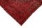 Tappeto vintage anatolico rosso a mano con motivo sovratinto, Immagine 4