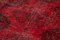 Alfombra de pasillo anónima roja Anatolian tejida a mano, Imagen 5