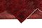 Roter Orientteppich aus Antikem Handgeknüpften Überfärbten Läufer 6