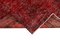Tappeto rosso orientale in lana intrecciata a mano, Immagine 6
