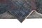 Alfombra de pasillo turquesa morada hecha a mano de lana turquesa, Imagen 6