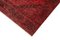 Alfombra de pasillo anonadada en rojo anatolio de lana tejida a mano, Imagen 4