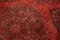 Alfombra de pasillo anonadada en rojo anatolio de lana tejida a mano, Imagen 5