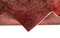 Alfombra de pasillo anonadada en rojo anatolio de lana tejida a mano, Imagen 6