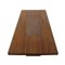 Mesa vintage de madera con plato de cobre, Imagen 8