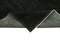 Schwarzer orientalischer handgeknüpfter traditioneller Teppich in Überfärbungs-Optik 6
