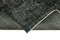 Schwarzer anatolischer antiker handgeknüpfter Teppich in Überfärbung 6