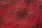 Alfombra de pasillo antigua anatolian roja anudada a mano, Imagen 5