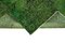 Alfombra de pasillo anodizada decorativa Anatolian verde anudada a mano, Imagen 6