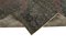 Alfombra de pasillo oriental de lana teñida gris anudada a mano, Imagen 6