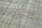 Vintage Grey Oriental Hand Knotted Overdyed Runner Rug, Image 5