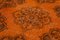 Alfombra de pasillo Mid-Century naranja oriental tejida a mano, Imagen 5
