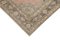 Beige Anatolian  Antique Hand Knotted Vintage Runner Rug 4