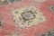 Tappeto decorativo anatolico vintage con mani giunte beige annodato a mano, Immagine 5