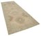 Beige Oriental Decorative Hand Knotted Vintage Runner Rug, Image 2