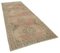 Beige Oriental Contemporary Hand Knotted Vintage Runner Rug, Image 2