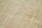 Alfombra de pasillo turca beige vintage de pelo largo hecho a mano, Imagen 5