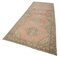 Beige Turkish Contemporary Handmade Vintage Runner Rug 3