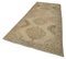 Beige Anatolian  Wool Hand Knotted Vintage Runner Rug 3