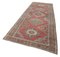 Vintage Anatolian Beige Hand Knotted Runner Rug 3