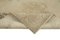 Beige Anatolian  Low Pile Hand Knotted Vintage Runner Rug 6