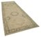 Beige Anatolian  Contemporary Hand Knotted Vintage Runner Rug 2
